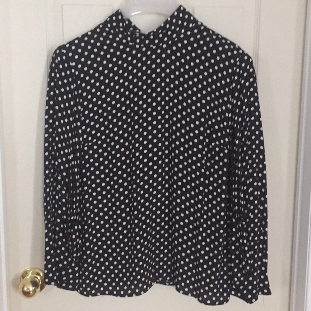 New Zara back tie blouse